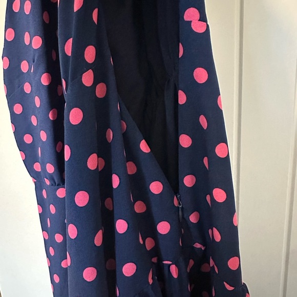 Sam Edelman Women’s Tiered Blue/Pink Halter Midi Party‎ Cocktail Dress Size 10 - Picture 14 of 14